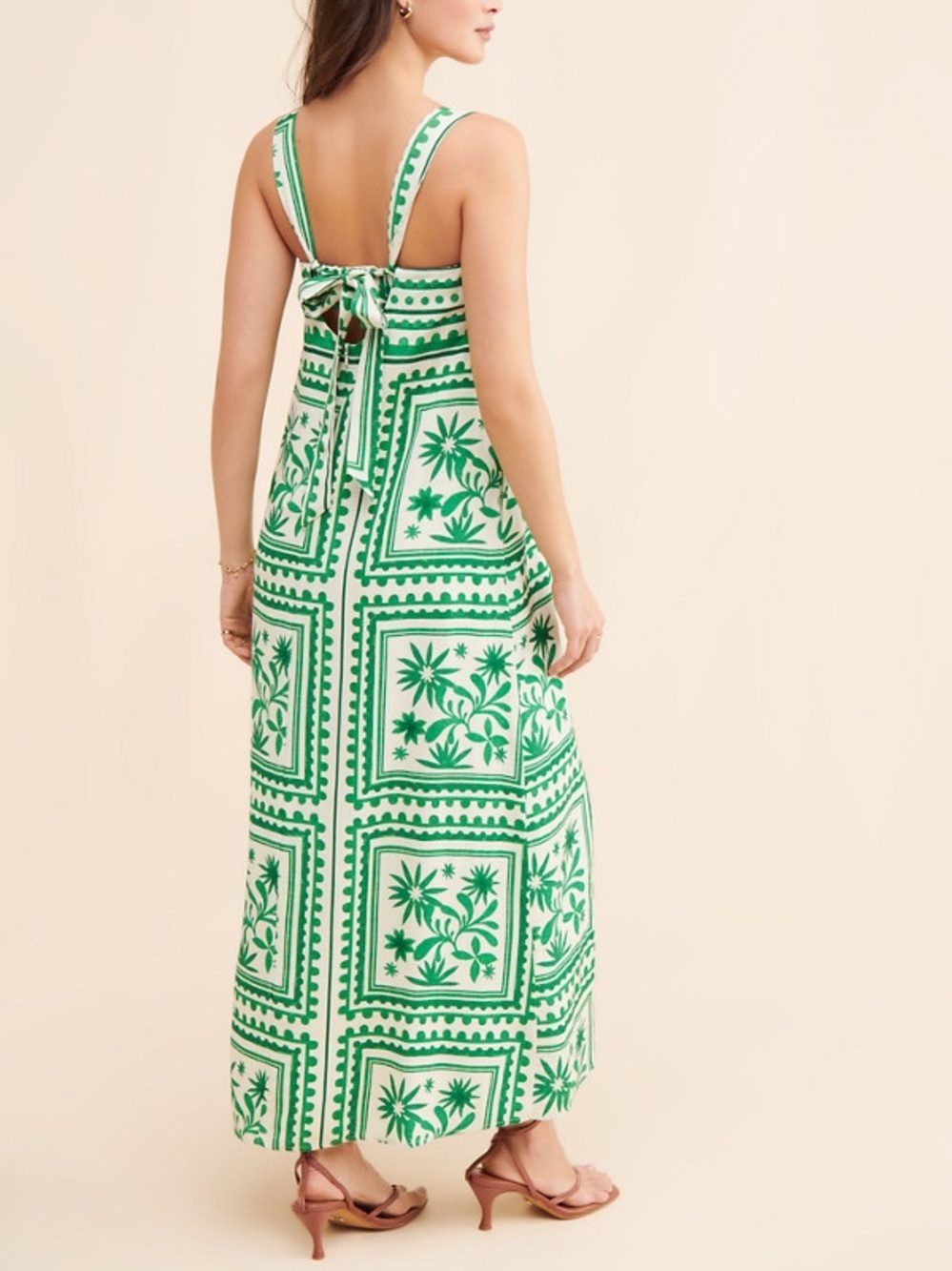 Mon Renn Losas Maxi Dress Size S - Picture 4 of 9